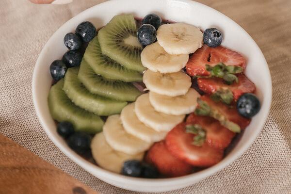 bowl of healthy fruit